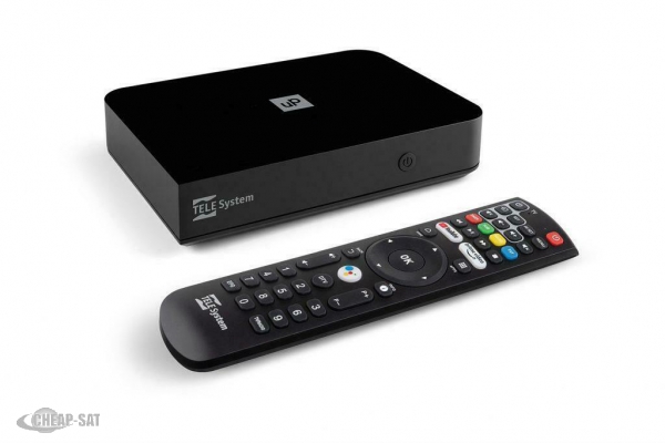 TELE System UP T24K AndroidTV™ DVB-T/T2  Google-zertifiziert